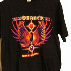 Journey 2012 concert T shirt.  Men’s size Large.  Black. Unisex.